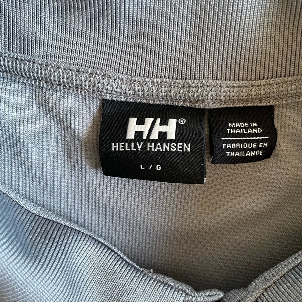 Helly Hansen Light Gray Polo Shirt for Men - Picture 3 of 9